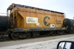 CSX 227212 40 Ft 2 Bay Covered Hopper